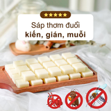  Sáp thơm tinh dầu đuổi muỗi gián côn trùng, khử mùi tủ bếp, tủ giày thiên nhiên, an toàn Fresh Home Lab 
