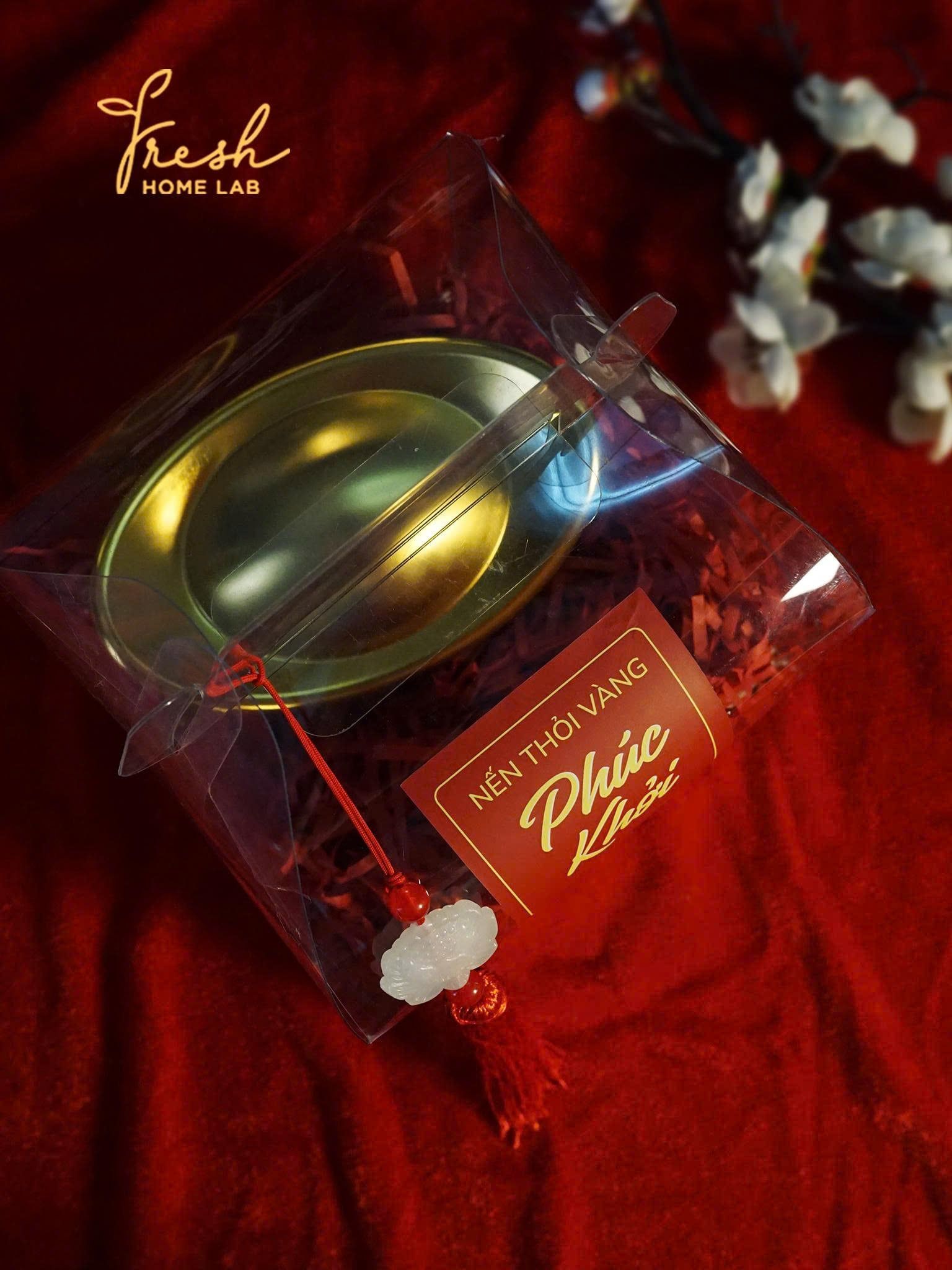  SET QUÀ TẶNG TẾT PHÚC LỘC TÀI | Bộ 3 Nến Thơm Mùi Già Thanh Tẩy Đón Lộc | Fresh Home Lab Chính Hãng 