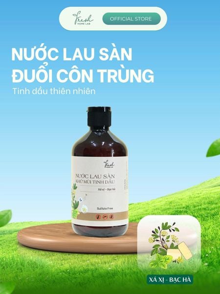  Nước Lau Sàn Nhà Tinh Dầu Xá Xị - Bạc Hà Hữu Cơ An Toàn Cho Sức Khỏe Cả Gia Đình 