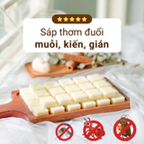  Combo Đuổi kiến hiệu quả - Sáp đuổi côn trùng, bình xịt tinh dầu khử mùi, thơm phòng 