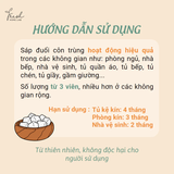  Combo Đuổi kiến hiệu quả - Sáp đuổi côn trùng, bình xịt tinh dầu khử mùi, thơm phòng 