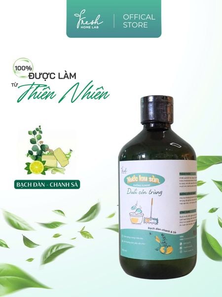  Nước Lau Sàn Nhà Tinh Dầu Bạch Đàn Chanh - Sả Hữu Cơ An Toàn Cho Sức Khỏe Cả Gia Đình 