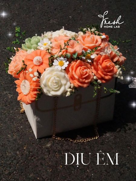  Hoa sáp thơm tinh dầu thiên nhiên Fresh Home Lab 