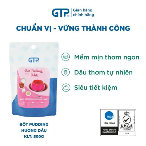 Bột Pudding GTP hương dâu
