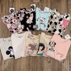 Bộ cotton Delta dư xịn nhiều hình cho bé gái size 2-16y (Bảng màu 2)
