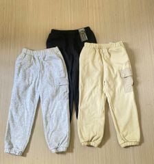 Quần jogger nỉ bông Topten phối túi hộp nhiều màu cho bé size 130-170