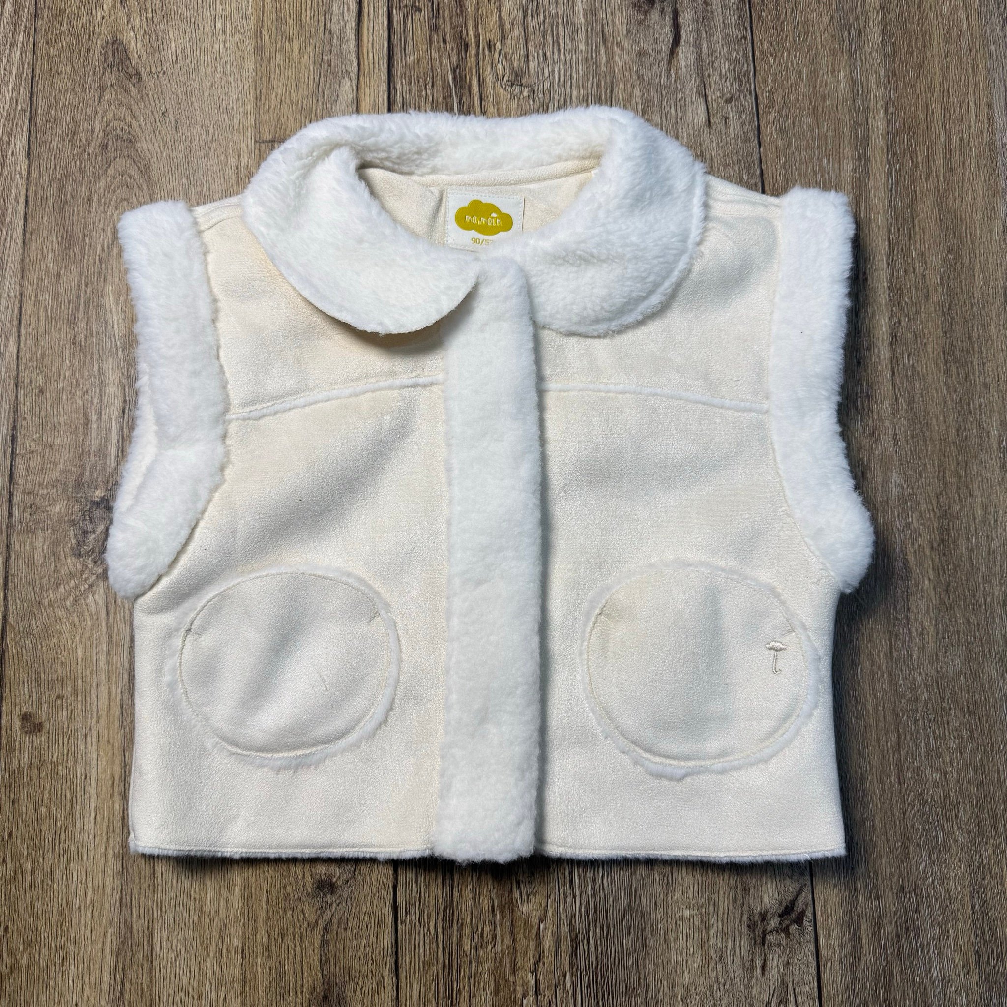 Áo gile da lộn Moimoln xuất Hàn cho bé size 90-120
