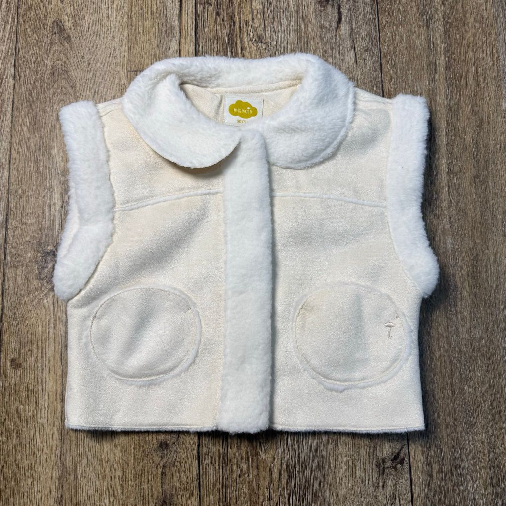 Áo gile da lộn Moimoln xuất Hàn cho bé size 90-120