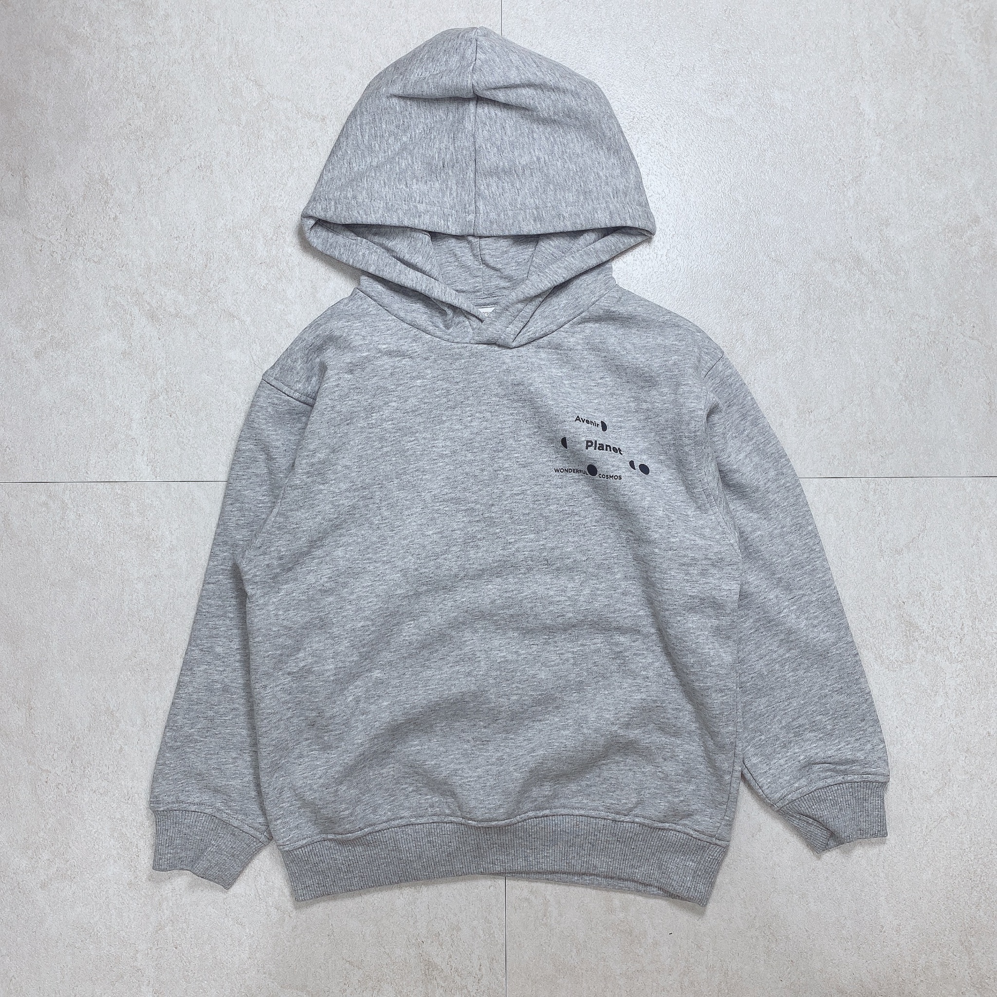 Áo nỉ hoodie Topten in Planet 3 màu ghi / đen / xanh size 130 - 170