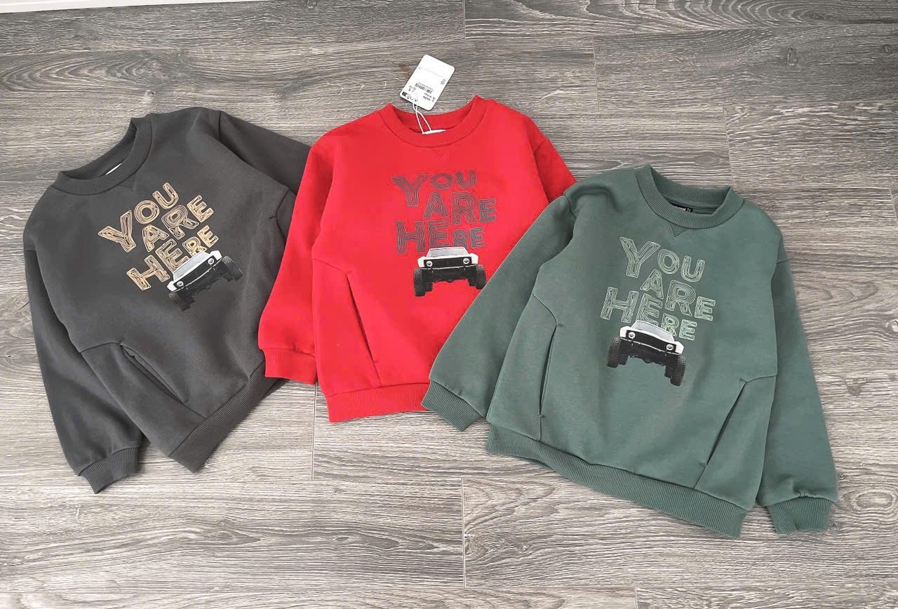 Áo nỉ Mayoral dư xịn nhiều màu cho bé trai size 2-10y