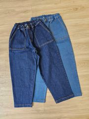 Quần jean dáng baggy BeeMon 2 màu xanh đậm / nhạt size 120 - 160