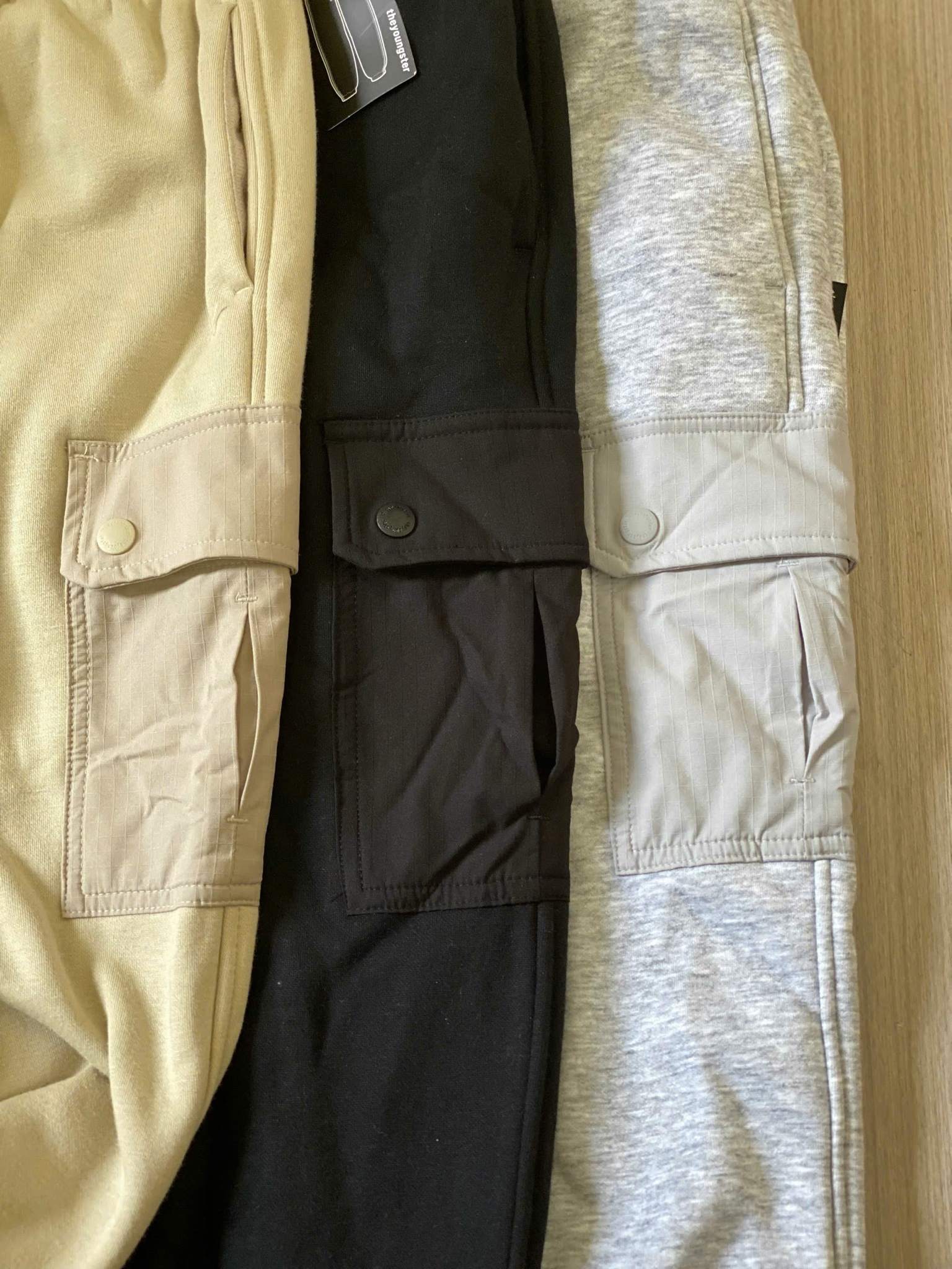 Quần jogger nỉ bông Topten phối túi hộp nhiều màu cho bé size 130-170