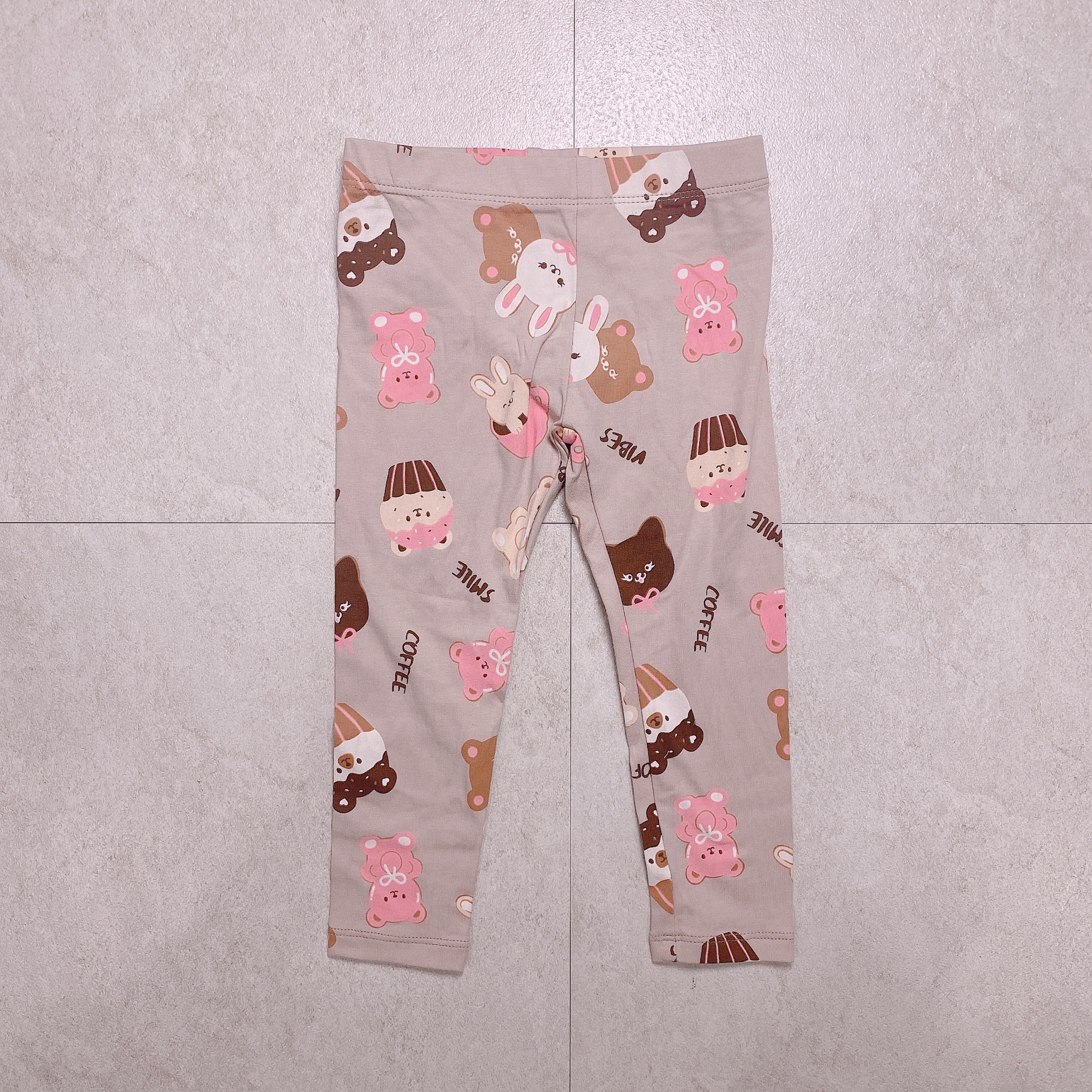 Quần legging cotton GGJJ nhiều hoạ tiết cho bé gái size 12m - 8y
