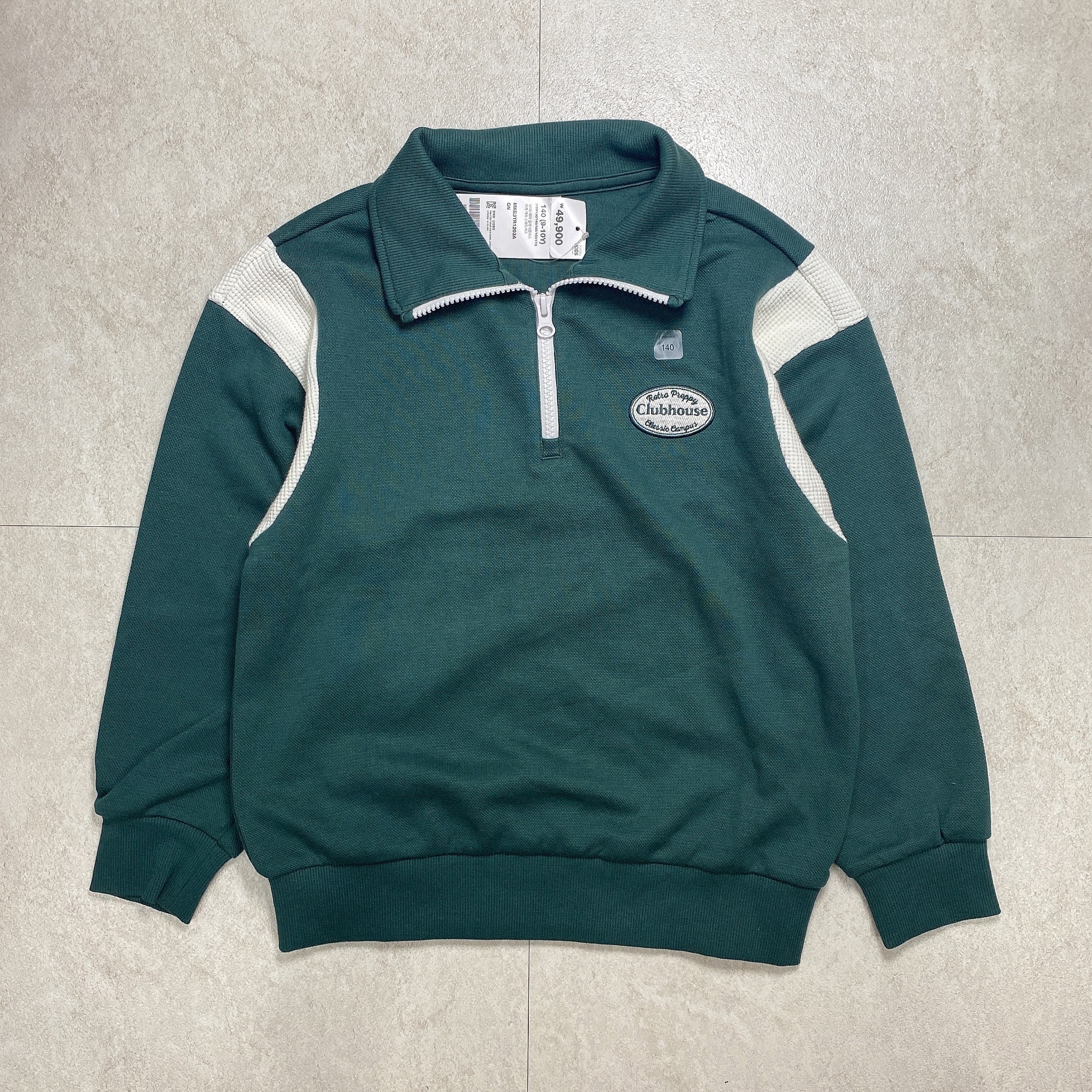 Áo nỉ Topten kéo khóa cổ 3 màu Clubhouse size 130 - 170