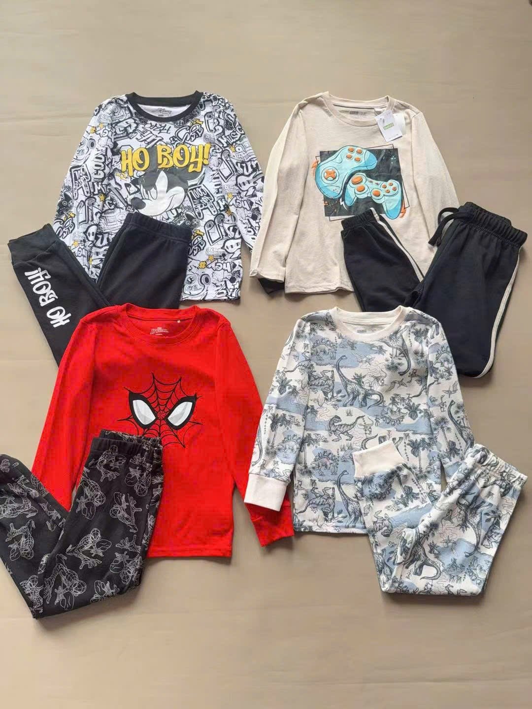 Bộ cotton Delta dư xịn nhiều màu cho bé trai size 2-16y