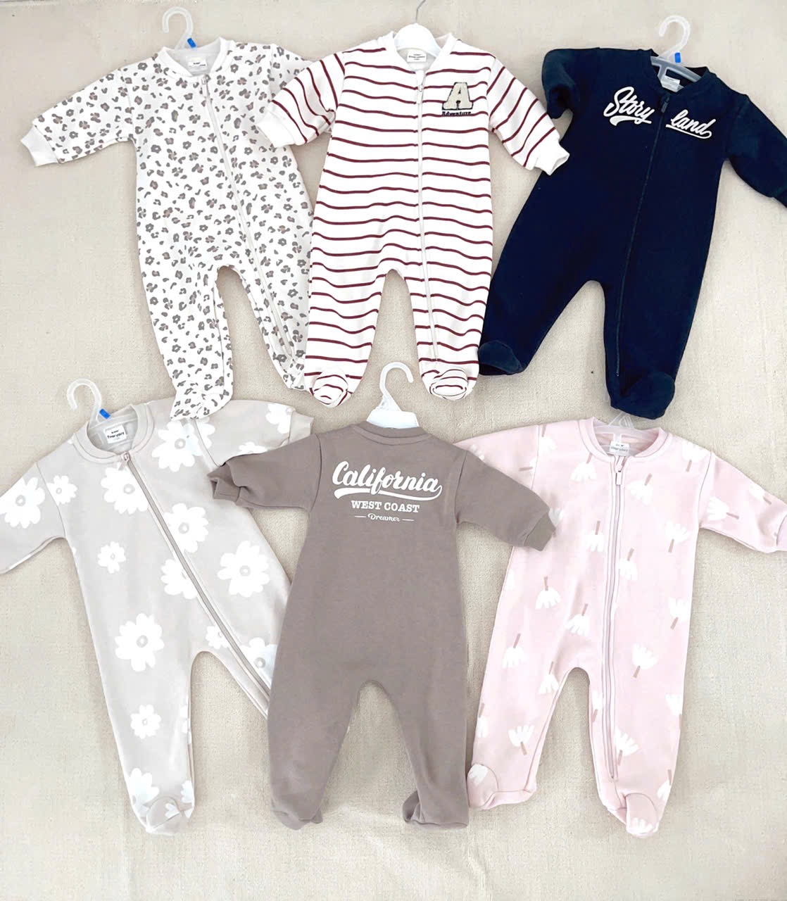Body nỉ bông Minene dư xịn nhiều màu cho bé size 3-24m