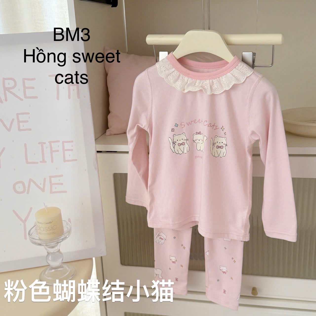 BM3 - Bộ thun dài tay Hey Honey nhiều mẫu cho bé size 90 - 150