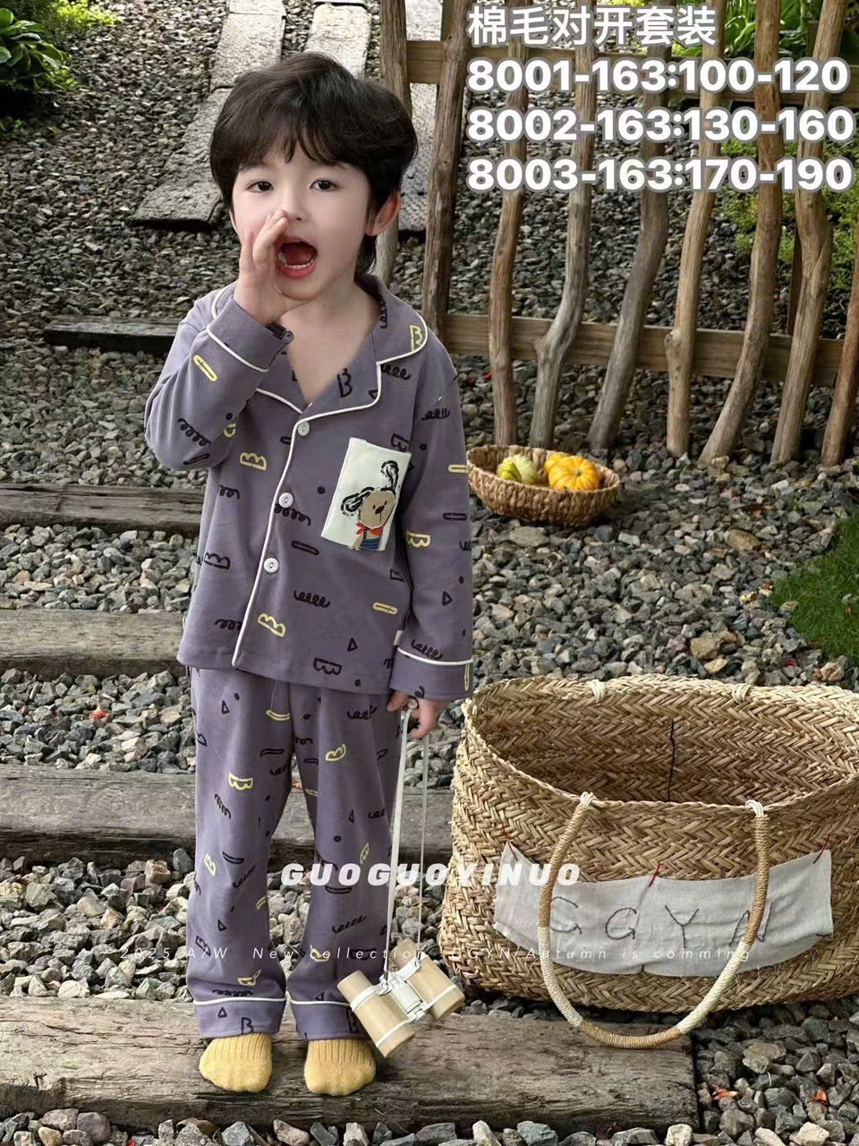 BM2 - Bộ pyjama QC vải thun mềm nhiều màu cho bé trai size 130-160