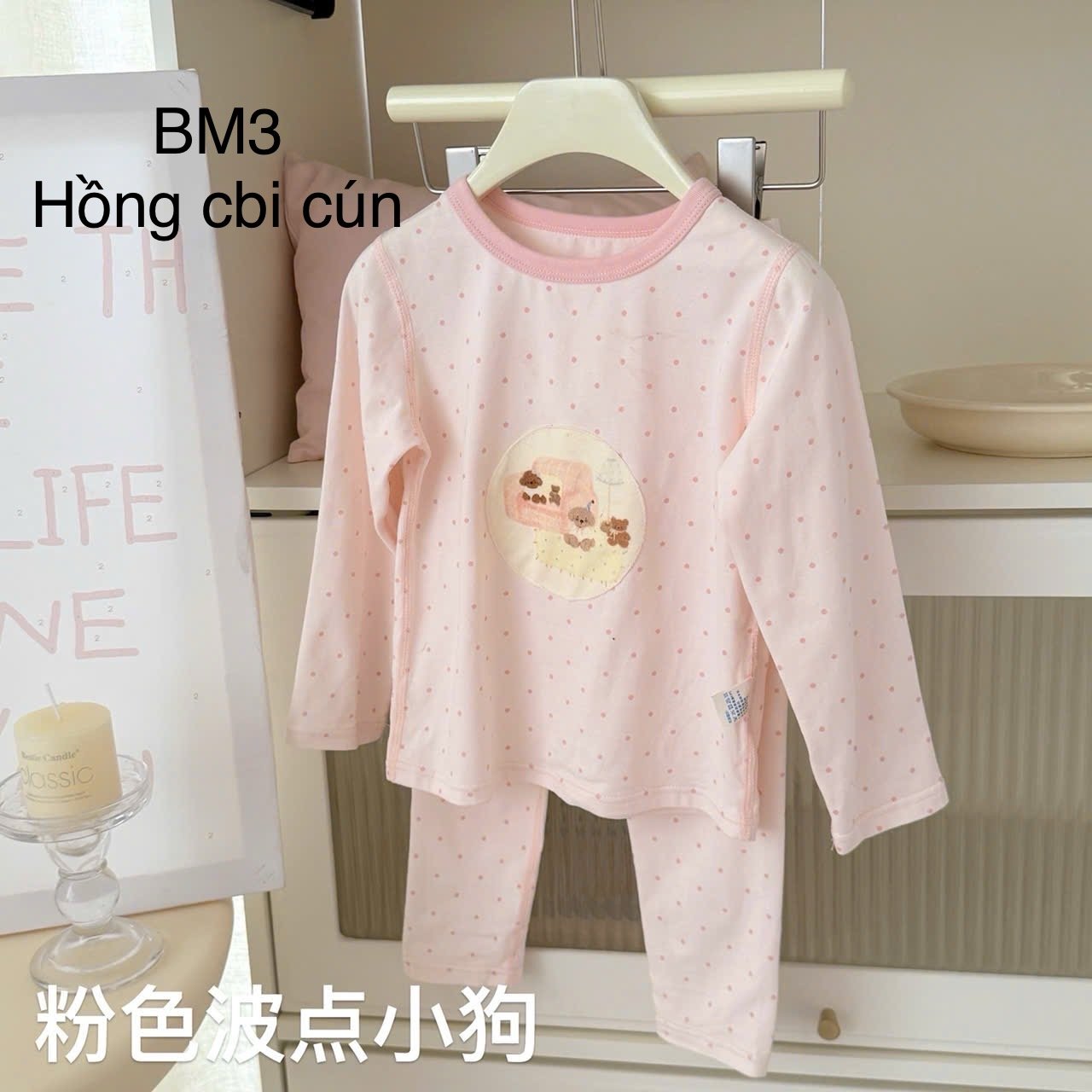 BM3 - Bộ thun dài tay Hey Honey nhiều mẫu cho bé size 90 - 150