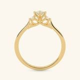  Nhẫn cầu hôn vàng 10k Amour Fine | Gix Jewel 