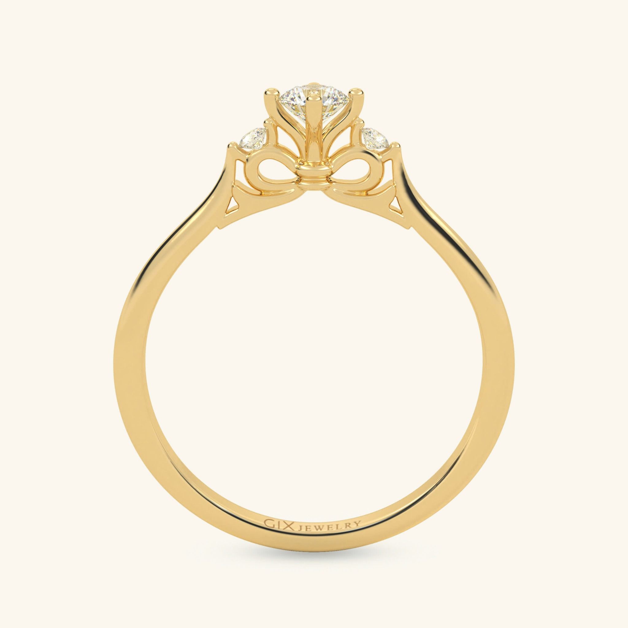  Nhẫn cầu hôn bạc Amour Fine | Gix Jewel 