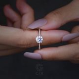  Nhẫn cầu hôn bạc Cathedral Bloom | Gix Jewel 