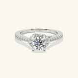  Nhẫn cầu hôn vàng 14k Rose Halo | Gix Jewelry 