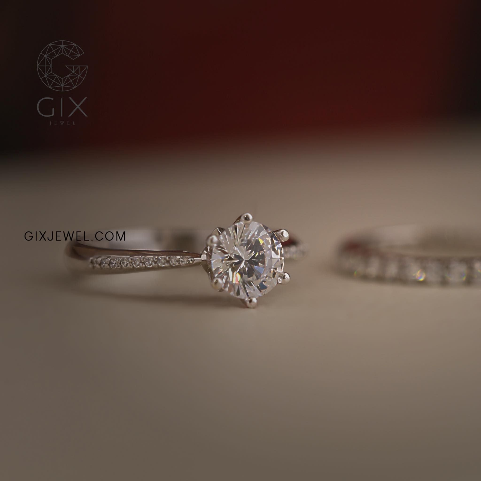  Nhẫn cầu hôn bạc Cathedral Bloom | Gix Jewel 