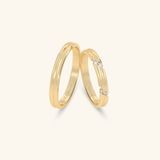  Nhẫn cưới vàng 10k thiết kế riêng - GCR25050182 | Gix Jewel 