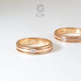 [Có Sẵn] Nhẫn Cặp Đẹp Bạc Mạ Vàng - GCR25050029 