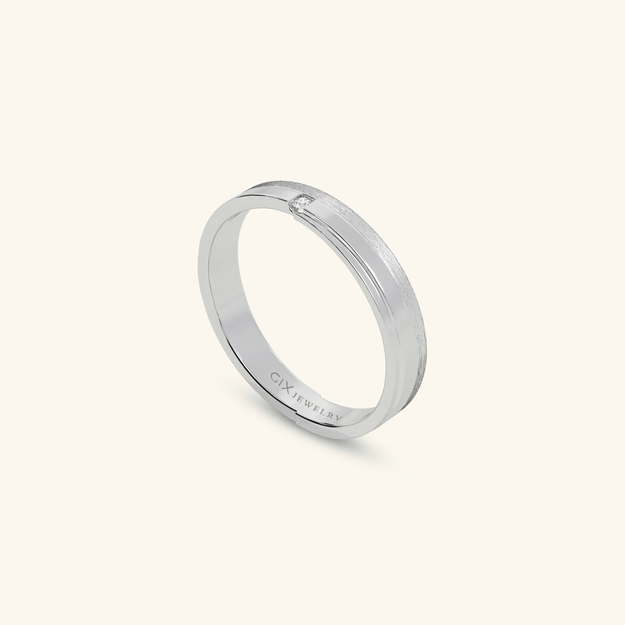  Nhẫn cặp bạc thiết kế riêng - GCR25050230 | Gix Jewel 