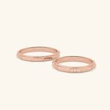  Nhẫn cưới vàng 10k thiết kế riêng - GCR25050296 | Gix Jewel 