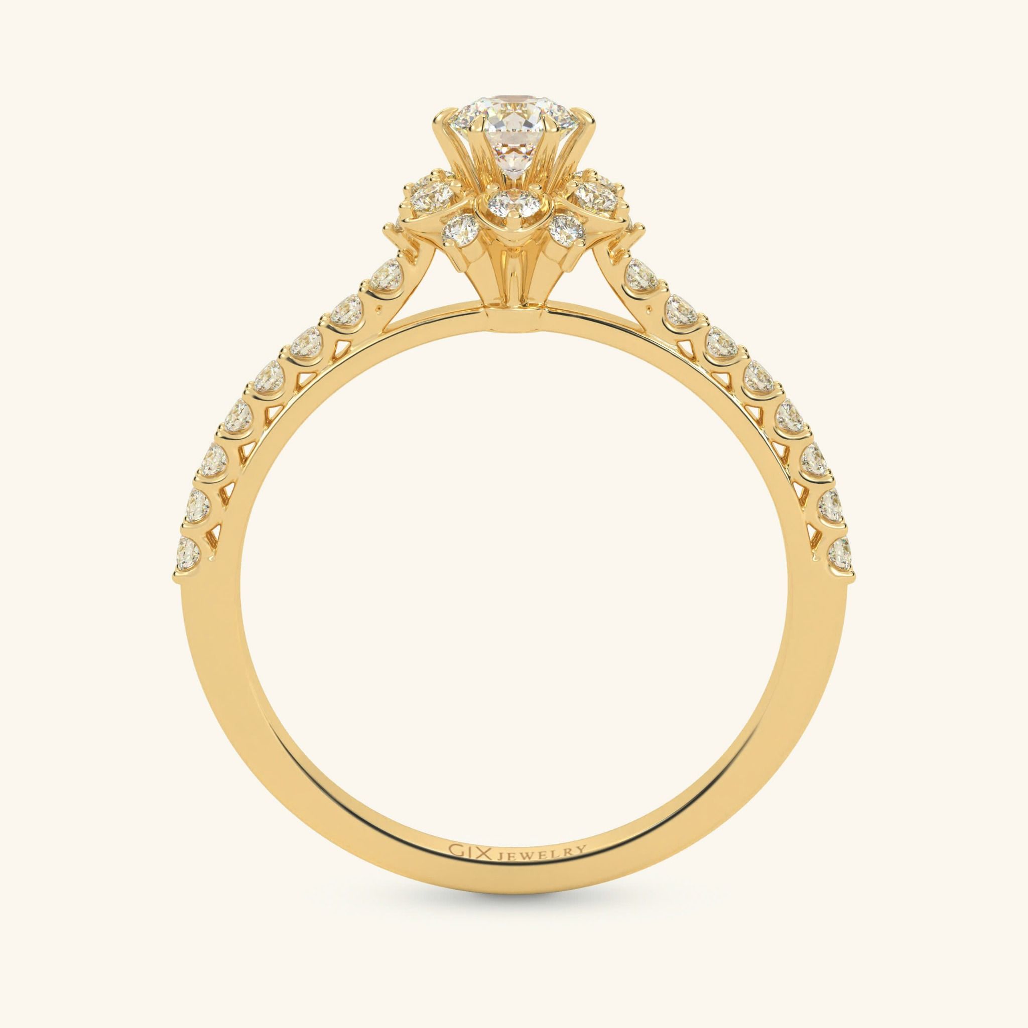  Nhẫn cầu hôn bạc Orchid Soul | Gix Jewel 