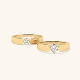  Nhẫn cưới vàng 18k thiết kế riêng - GCR25050258 | Gix Jewel 