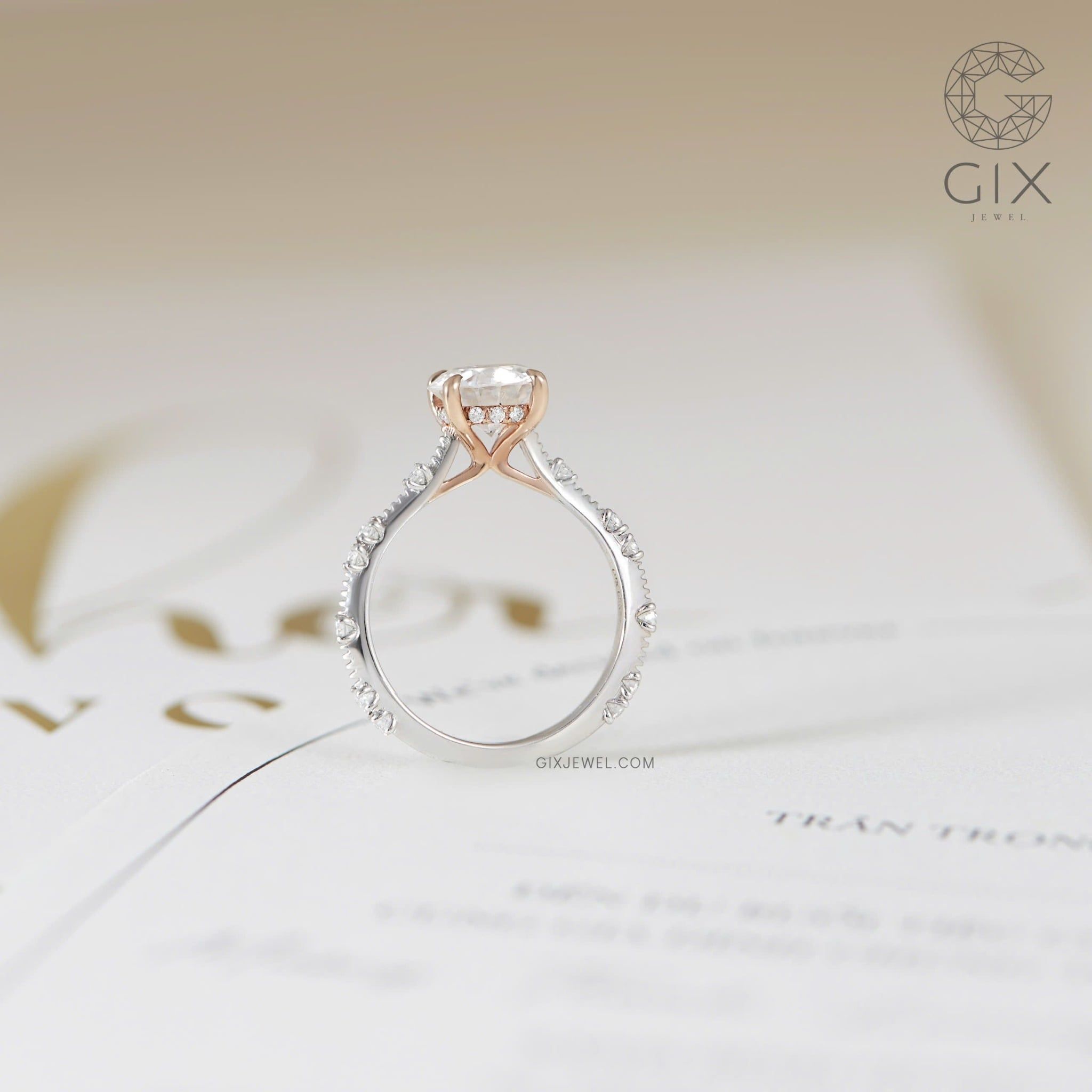  Nhẫn cầu hôn vàng 14k Loyal Grace | Gix Jewel 