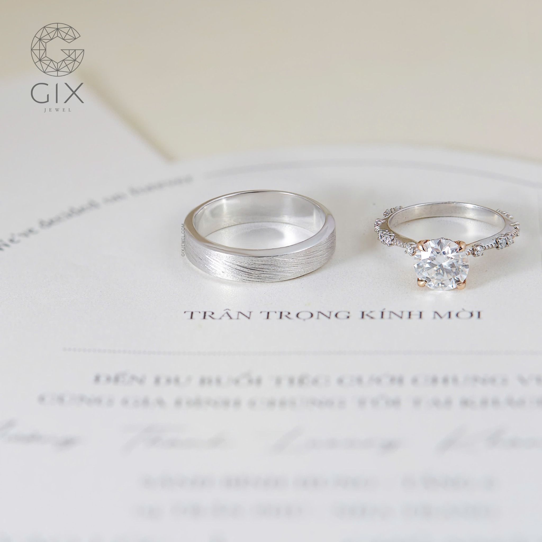  Nhẫn cầu hôn bạc Loyal Grace | Gix Jewel 