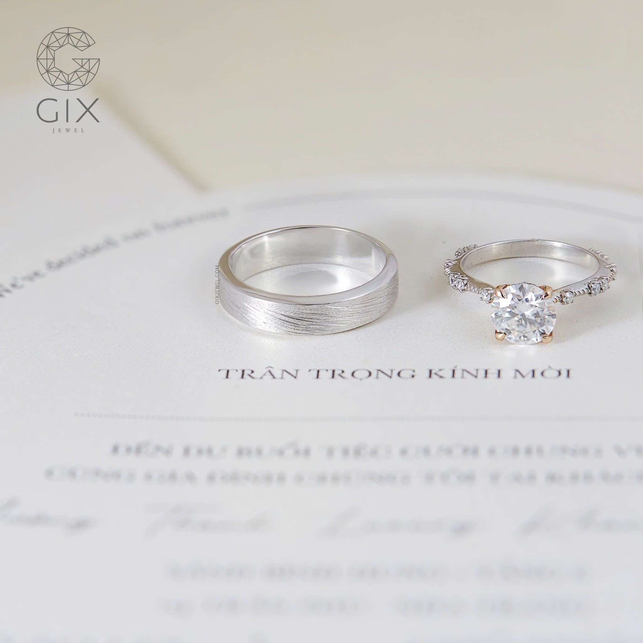  Nhẫn cầu hôn vàng 14k Loyal Grace | Gix Jewel 