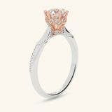  Nhẫn cầu hôn vàng 18k Dual Heart | Gix Jewelry 