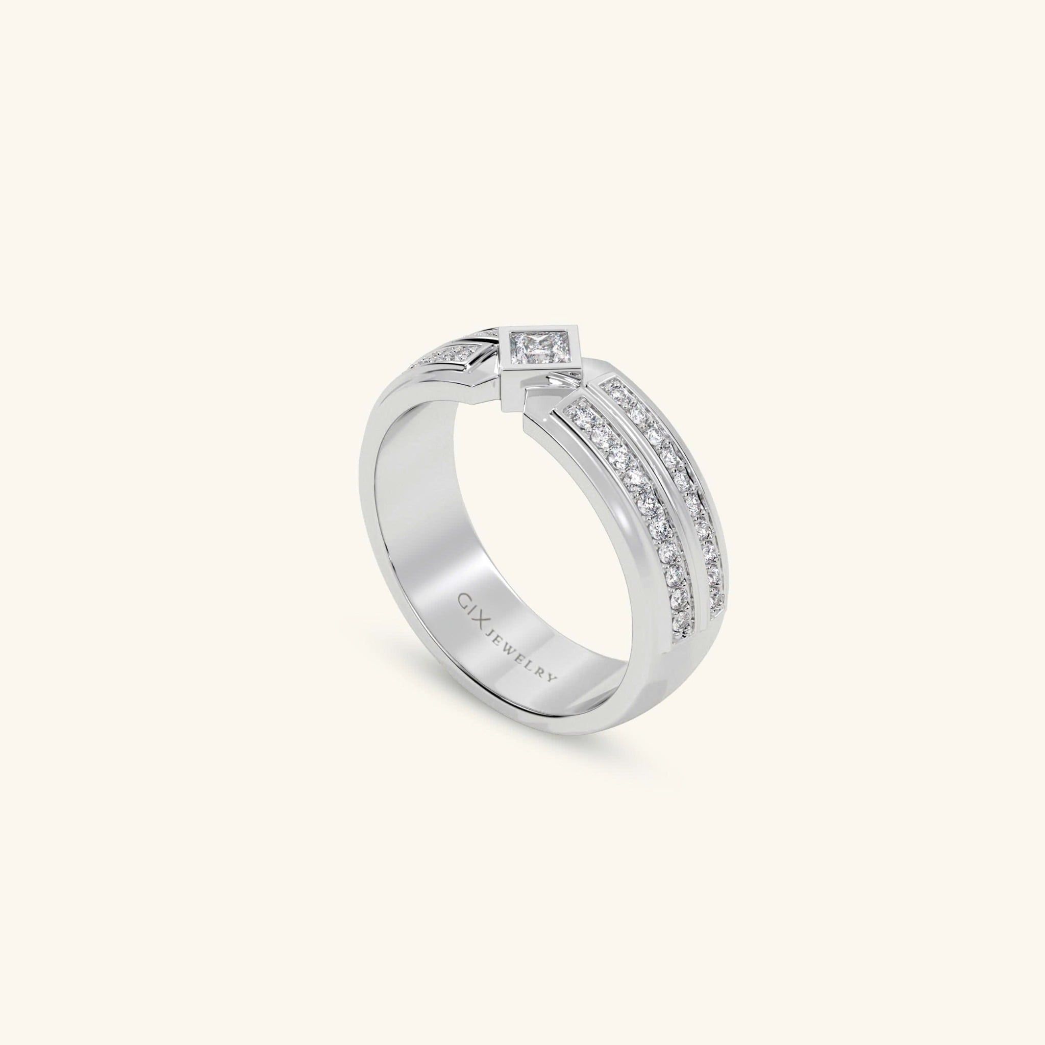  Nhẫn cưới vàng 14k thiết kế riêng - GCR25050239 | Gix Jewel 