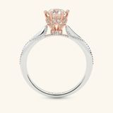 Nhẫn cầu hôn vàng 14k Dual Heart | Gix Jewelry 