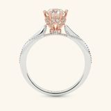  Nhẫn cầu hôn vàng 18k Dual Heart | Gix Jewelry 