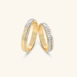  Nhẫn cưới vàng 18k thiết kế riêng - GCR25050243 | Gix Jewel 