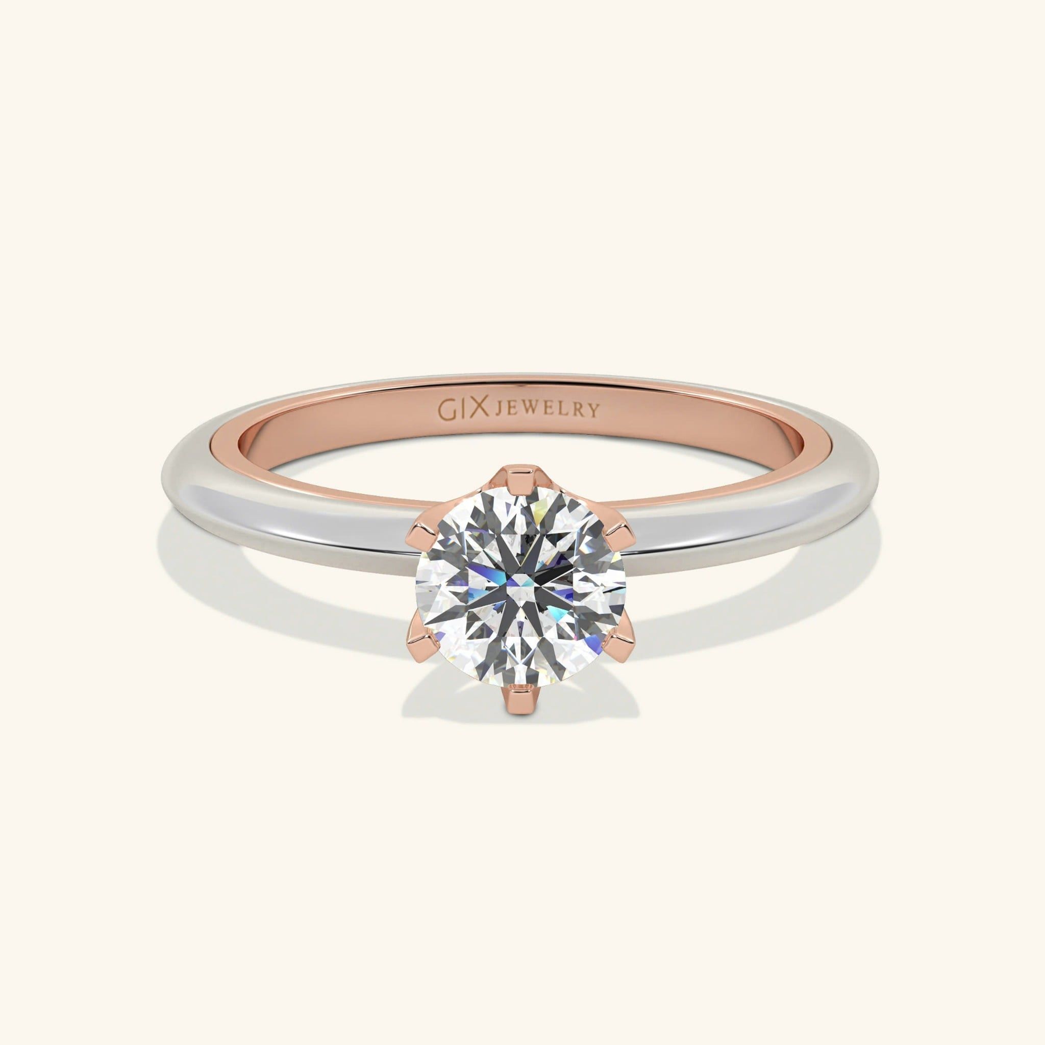  Nhẫn đính hôn vàng 14k Blend Love | Gix Jewel 