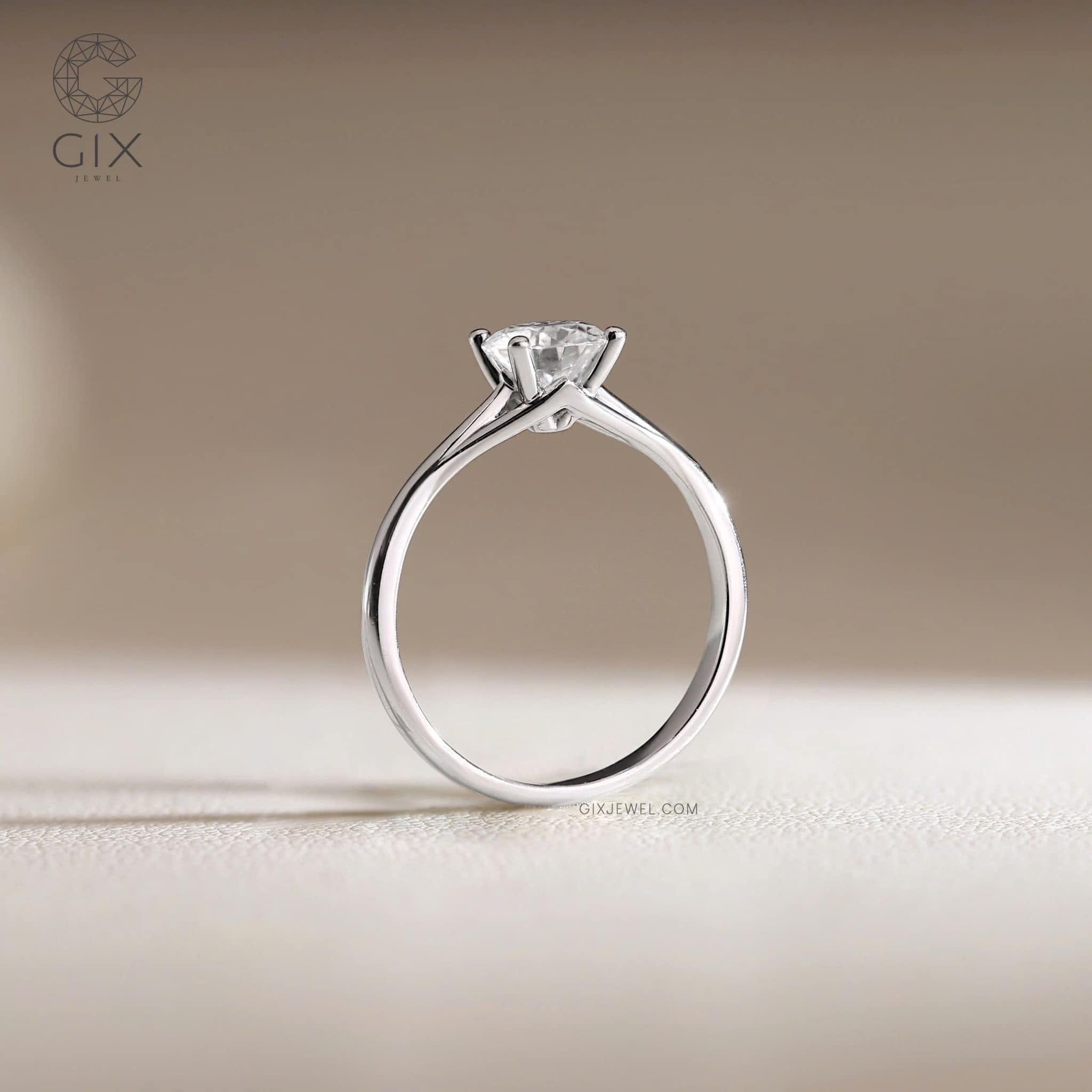  Nhẫn cầu hôn vàng 18k Sweet Ray | Gixjewelry 