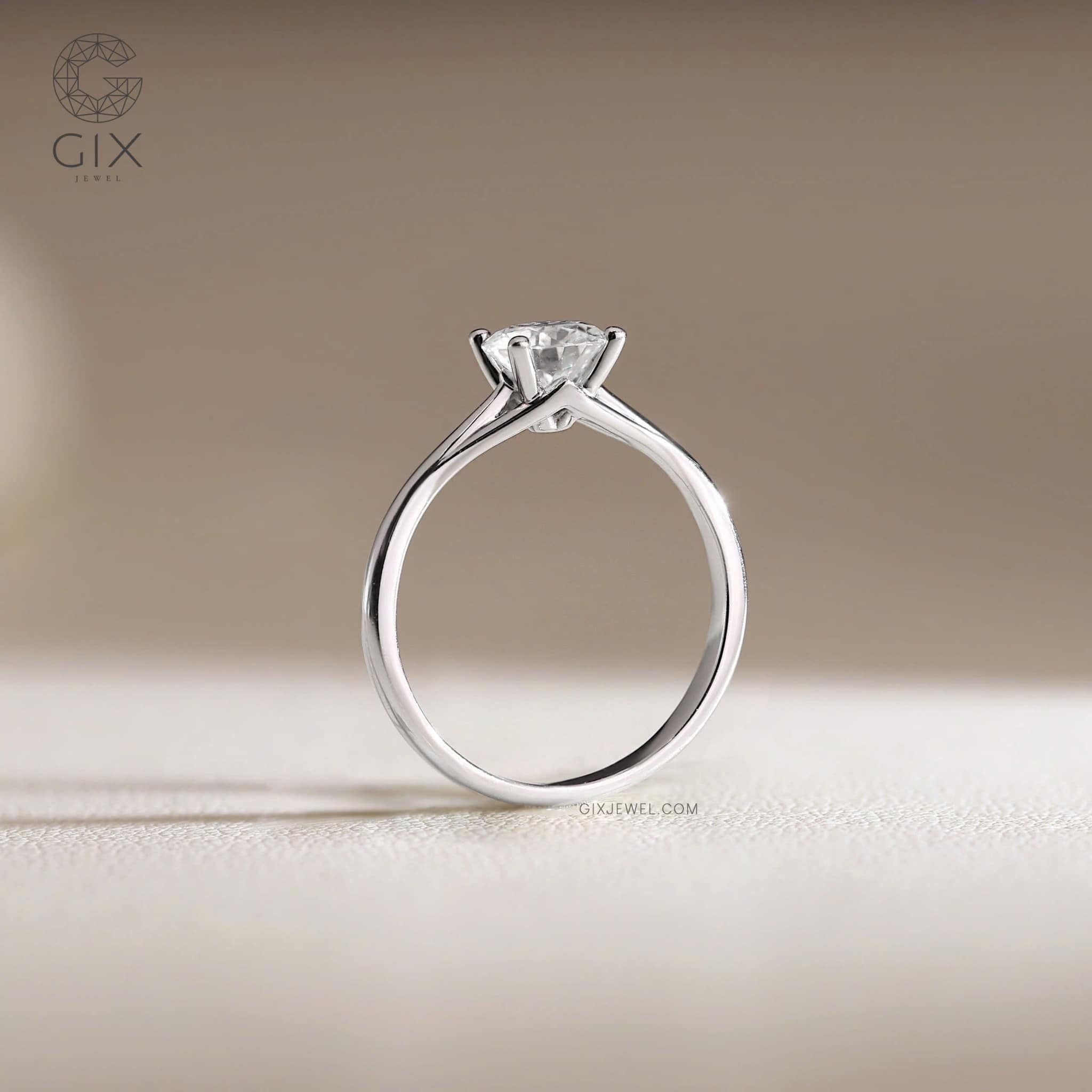  Nhẫn cầu hôn bạc Sweet Ray | Gixjewelry 