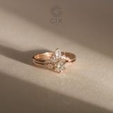  Bộ nhẫn cầu hôn vàng 18k Royal Oath | Gix Jewel 