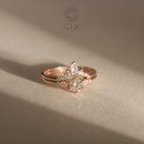  Bộ nhẫn cầu hôn vàng 10k Royal Oath | Gix Jewel 