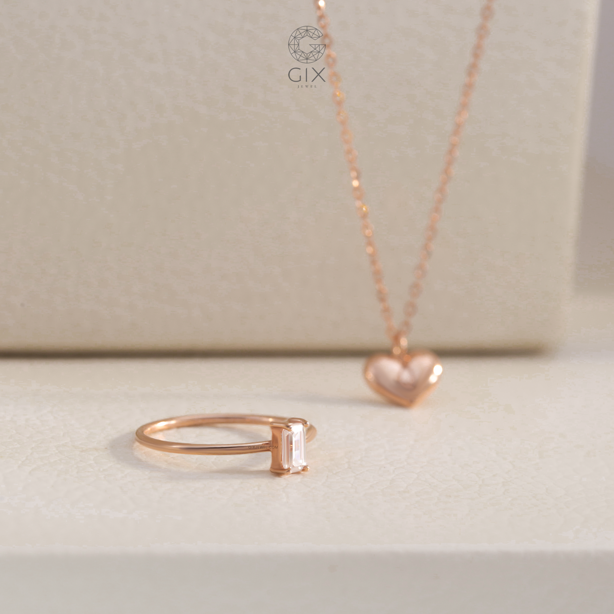  Nhẫn cầu hôn bạc Framed Love | Gix Jewelry 