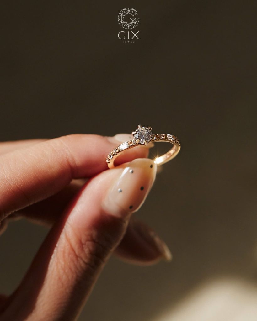  Nhẫn cầu hôn vàng 14k Shine Bright | Gix Jewel 