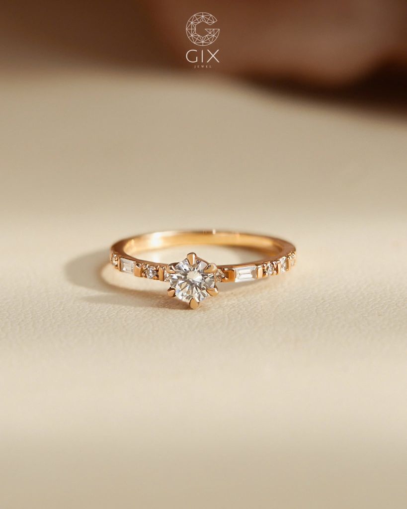  Nhẫn cầu hôn vàng 14k Shine Bright | Gix Jewel 